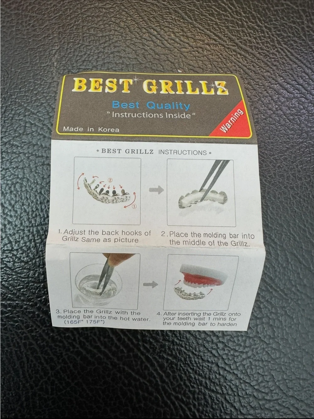 New Gold plated Grillz - 6-Top Teeth